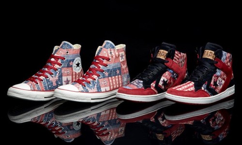 强烈的美国元素显现，Converse 2015 秋季 Americana Woven 系列